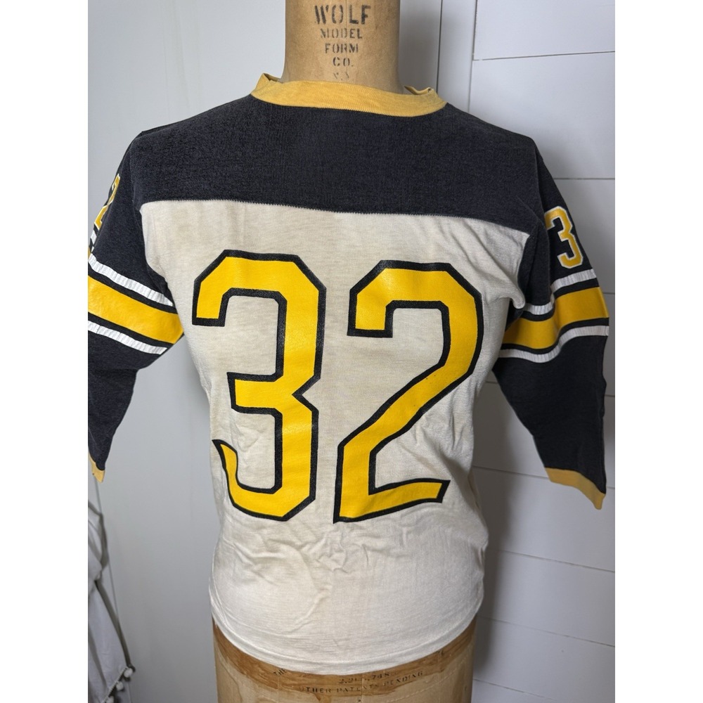 Vintage 70's Steelers Franco Harris 32 Jersey 3/4 Length Sleeve Retro Shirt